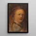 Studie einer Frau, Kopie nach Rembrandt - Félix Ziem — gerahmtes Bild an der Wand