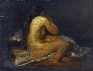 Flix Ziem - Femme nue assise.webp