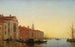 Gondole, die den Eingang des Canal Grande durchquert - Félix Ziem — Ansicht des Kunstwerks