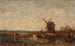 Hollande, le moulin - Félix Ziem — Ansicht des Kunstwerks