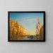 Überschwemmungen auf dem Platz San Marco, Venedig - Félix Ziem — gerahmtes Bild an der Wand