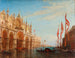 L'inondation de la place Saint-Marc en 1863 - Félix Ziem — Ansicht des Kunstwerks