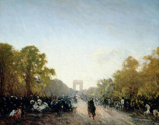 L'avenue des Champs-Élysées - Félix Ziem — Ansicht des Kunstwerks