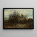 Le Bas-Meudon - Félix Ziem — gerahmtes Bild an der Wand