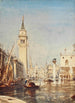 Le Môle und die Piazzetta Überschwemmung - Félix Ziem — Ansicht des Kunstwerks