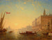 Das Becken vom Quai des Esclavons aus - Félix Ziem — Ansicht des Kunstwerks