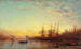 Der Hafen von Marseille bei Sonnenuntergang - Félix Ziem — Ansicht des Kunstwerks