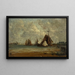 Les sloops de pêche - Félix Ziem — gerahmtes Bild an der Wand