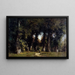 Lisière de forêt - Félix Ziem — gerahmtes Bild an der Wand