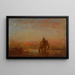 Elefant - Félix Ziem — gerahmtes Bild an der Wand