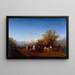 Mars, Fès - Félix Ziem — gerahmtes Bild an der Wand