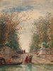 Martigues Venedig L'entrée Du Jardin Français - Félix Ziem — Ansicht des Kunstwerks