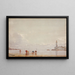 Fischer von Muscheln in Antibes - Félix Ziem — gerahmtes Bild an der Wand