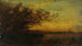 Wasserlandschaft bei Sonnenuntergang auf der Rückseite zwei Studien - Félix Ziem — Ansicht des Kunstwerks
