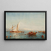 Sausset Environs de Marseille La pêche au thon - Félix Ziem — gerahmtes Bild an der Wand