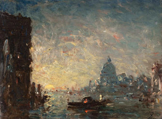 Venedig bei Sonnenuntergang - Félix Ziem — Ansicht des Kunstwerks