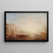 Venedig, der Große Kanal bei Sonnenaufgang - Félix Ziem — gerahmtes Bild an der Wand