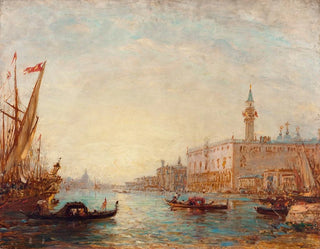 Venedig, der Dogenpalast - Félix Ziem — Ansicht des Kunstwerks