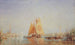 Venise Trabaccolo La Voile Jaune - Félix Ziem — Ansicht des Kunstwerks