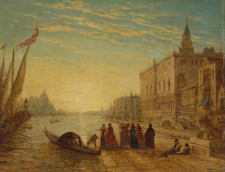 Venedig, Quai des Esclavons - Félix Ziem — Ansicht des Kunstwerks
