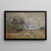 Landes au printemps - Florent Crabeels — gerahmtes Bild an der Wand