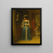 Ein seitlicher Blick - Florent Willems — gerahmtes Bild an der Wand