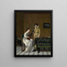 Musiker - Florent Willems — gerahmtes Bild an der Wand