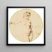 Florentine - Christoffer Wilhelm Eckersberg — gerahmtes Bild an der Wand
