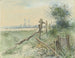 Landschaft der Polder mit Graben - Floris Arntzenius — Ansicht des Kunstwerks