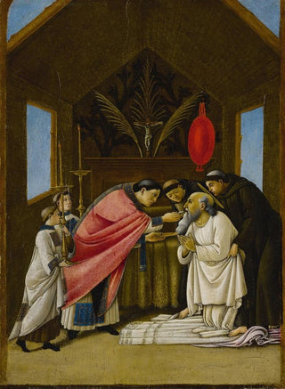 Follower Of Botticelli - The Last Communion of Saint Jerome.webp