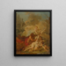 Mythologische Szene - Schule von François Boucher — gerahmtes Bild an der Wand