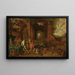 Die Schmiede des Vulkan - Jan Brueghel der Jüngere Schule — gerahmtes Bild an der Wand