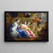 Die Musen Uranie und Calliope - Schule von Simon Vouet — gerahmtes Bild an der Wand