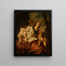 Allegorie der Caritas - Schule von Antoine van Dyck — gerahmtes Bild an der Wand