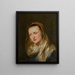 Kopf einer Frau wahrscheinlich die Jungfrau - Schule von Antoine van Dyck — gerahmtes Bild an der Wand