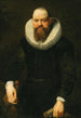Portrait eines Mannes - Schule von Antoine van Dyck — Ansicht des Kunstwerks