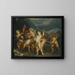 Putti in einer Landschaft - Schule von Antoine van Dyck — gerahmtes Bild an der Wand