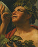 Bacchus - Schule des Caravaggio — Ansicht des Kunstwerks