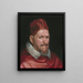 Papst Innocent X - Schule von Diego Velázquez — gerahmtes Bild an der Wand