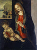 Die Jungfrau mit Kind - Schule von Filippo Lippi — Ansicht des Kunstwerks