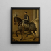 Henri II 1519-1559 König von Frankreich - Schule von François Clouet — gerahmtes Bild an der Wand