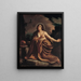 Madeleine pénitente - École de Guercino — gerahmtes Bild an der Wand
