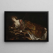 La Mort de Didon - École de Guercino — gerahmtes Bild an der Wand