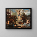 Die Auferstehung Christi - Schule von Jacopo Tintoretto — gerahmtes Bild an der Wand