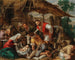 L'Adoration des bergers - Schule von Jacopo da Ponte — Ansicht des Kunstwerks