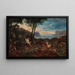 Allegorie des Wassers - Schule von Jan Brueghel dem Älteren — gerahmtes Bild an der Wand