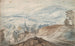Landschaft mit Dorf bei einer Kreuzung und weiter Blick - Jan Brueghel der Ältere Schule — Ansicht des Kunstwerks
