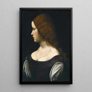 Follower of Leonardo da Vinci - Portrait of a Young Lady.webp