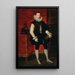 Portrait des Erzherzogs Albert VII von Österreich - Schule von Peter Paul Rubens — gerahmtes Bild an der Wand