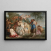 Le Viol d'Europe - Ecole de Peter Paul Rubens — gerahmtes Bild an der Wand